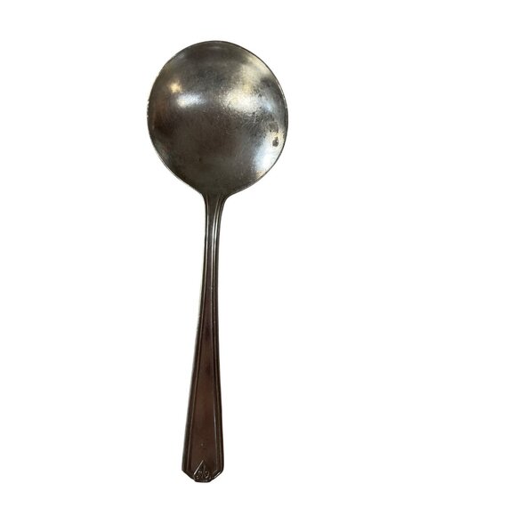 Vintage Aladdin Silver Plate Soup Spoon A597 - Picture 1 of 4